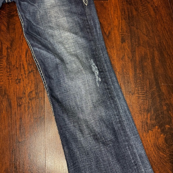 Rock Revival Jody Boot Dark Blue Boot Cut Jeans Y2K Vintage Size 31 EUC - Picture 4 of 16